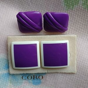 Vintage Coro earrings 4/$15.00